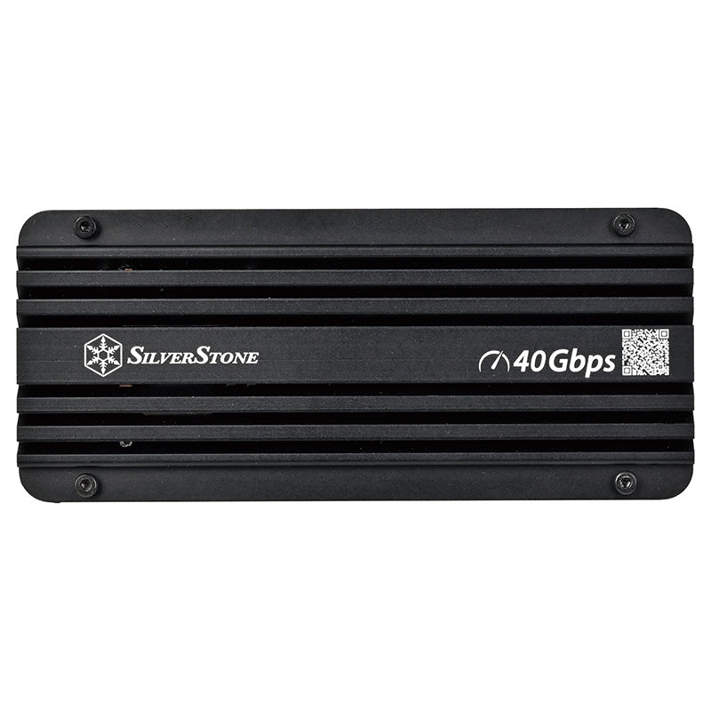 SilverStone SuperSpeed 40Gbps+ USB-C NVMe M.2 SSD Enclosure