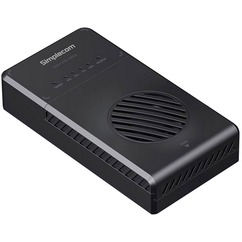 Simplecom Dual Bay NVMe M.2 SSD Enclosure Offline Clone Docking Station