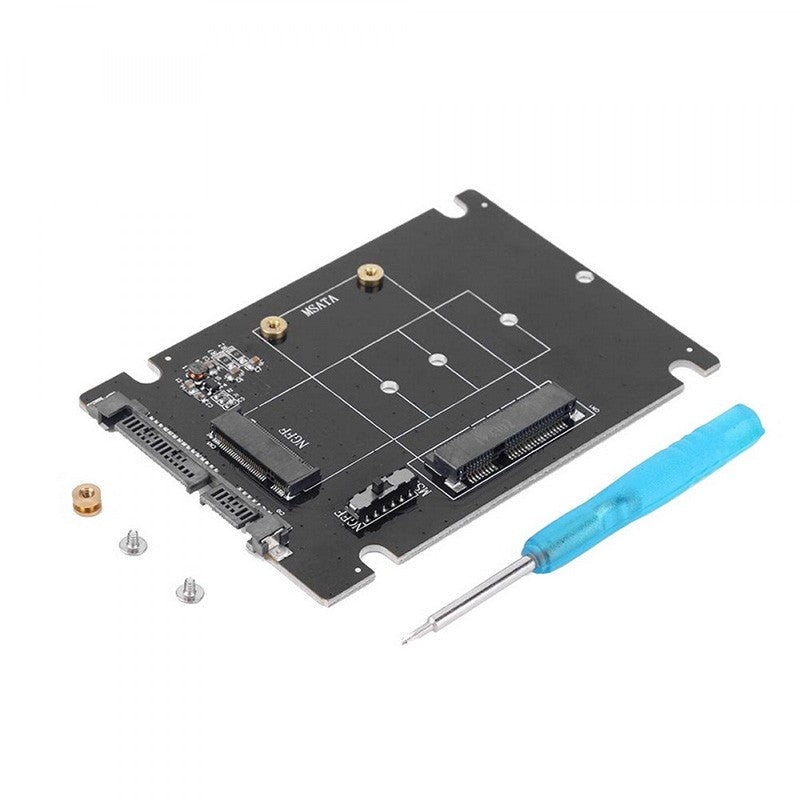 Simplecom mSATA + M.2 NGFF to SATA 2 In 1 Combo Adapter