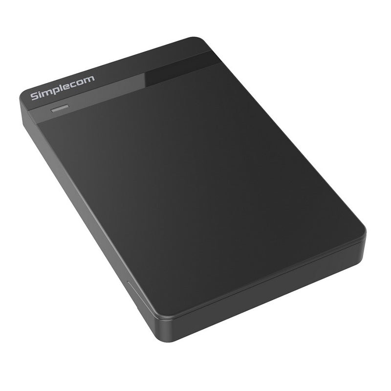 Simplecom Tool Free 2.5inch USB 3.0 Hard Drive Enclosure- Black