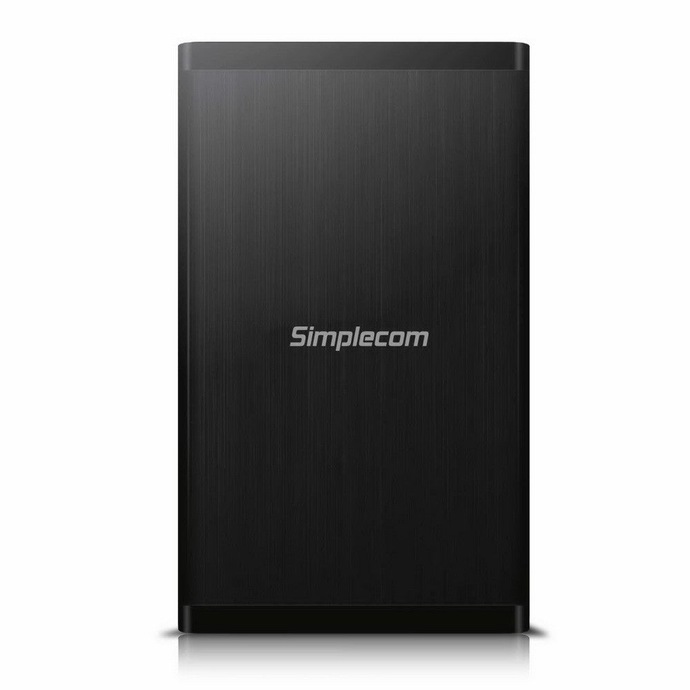 Simplecom 3.5 SATA to USB3.0 Hard Drive Aluminium Enclosure - Black