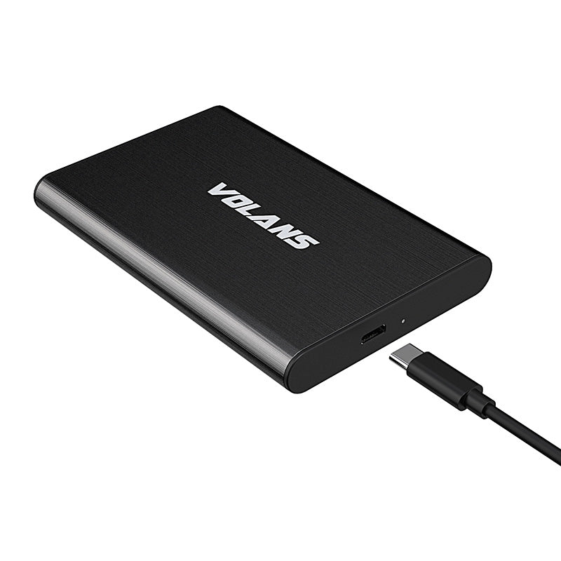 Volans 2.5in Aluminium USB Type C HDD Enclosure