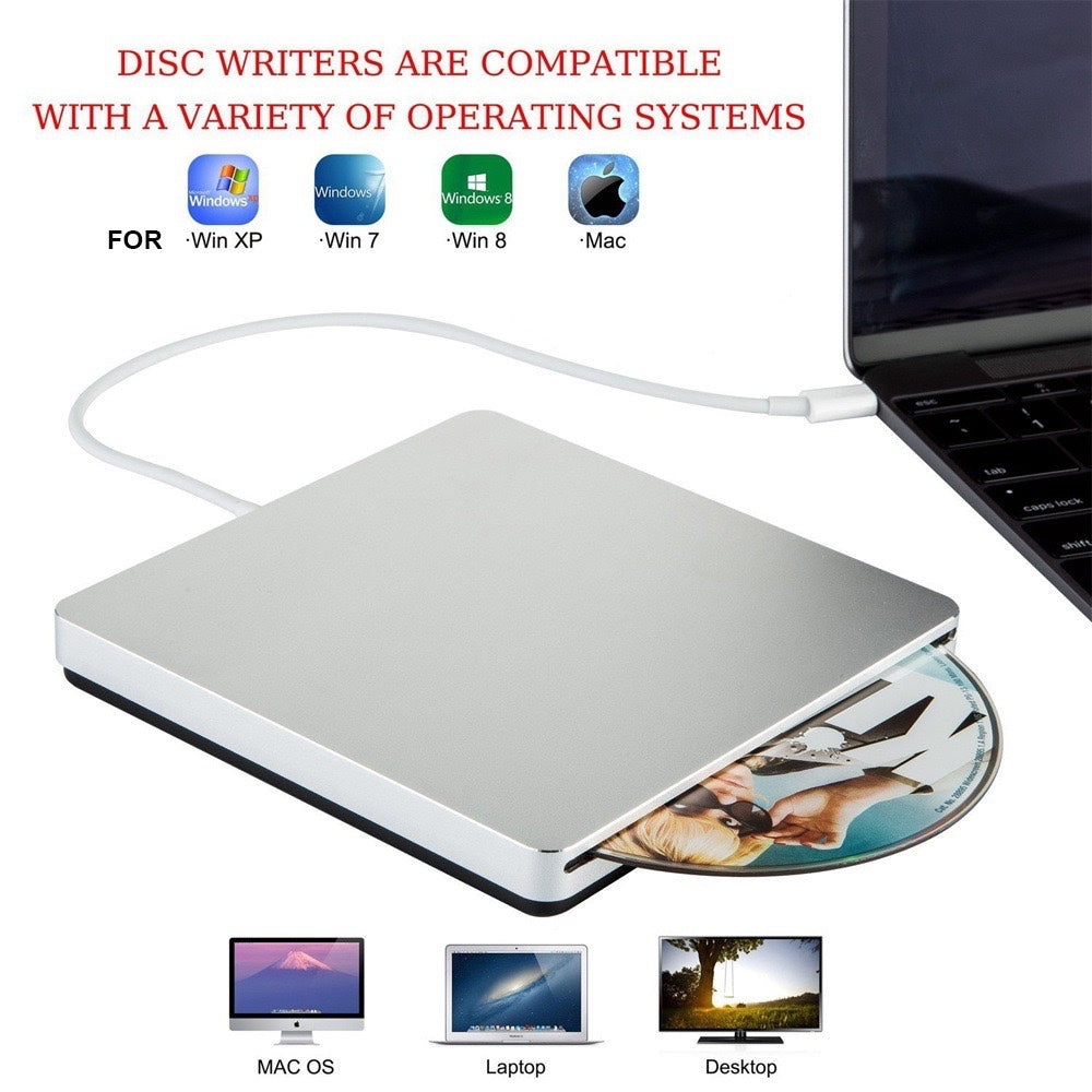 TYPE-C 3.0 CD external suction recorder Ultra-thin portable 3.0 external DVD drive recorder