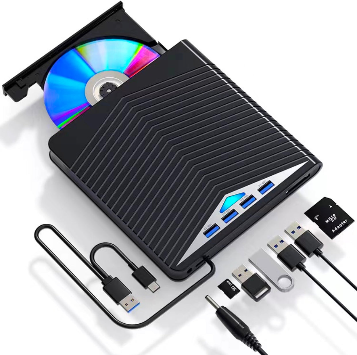 USB 3.0 external DVD/CD recorder player