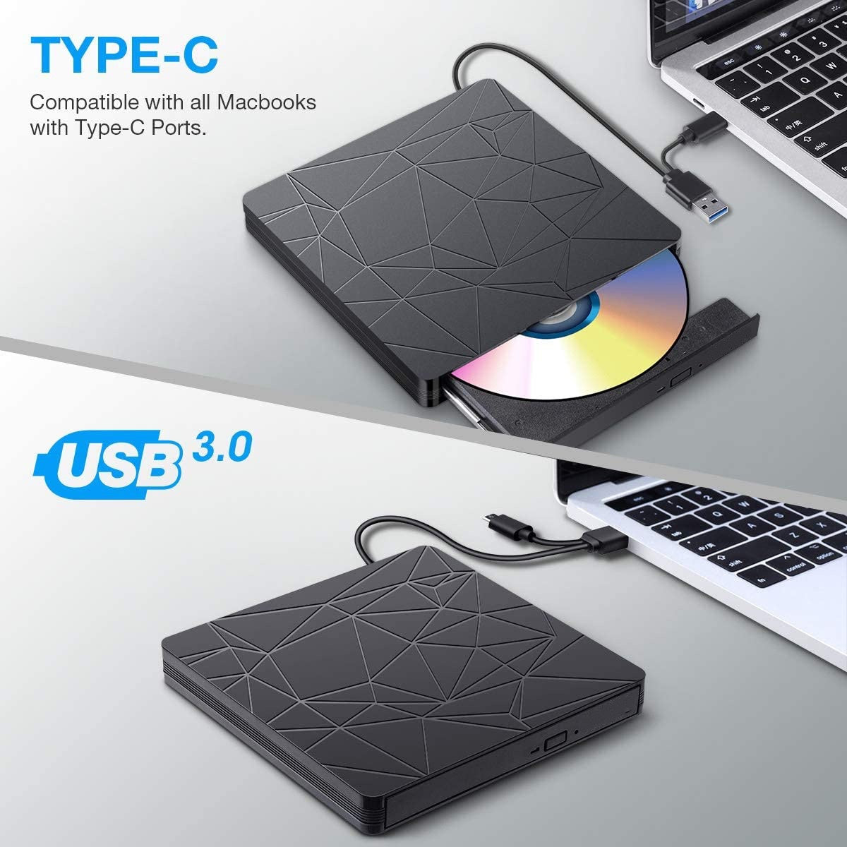 USB external optical drive, DVD/CD recorder, optical drive, portable reading and writing