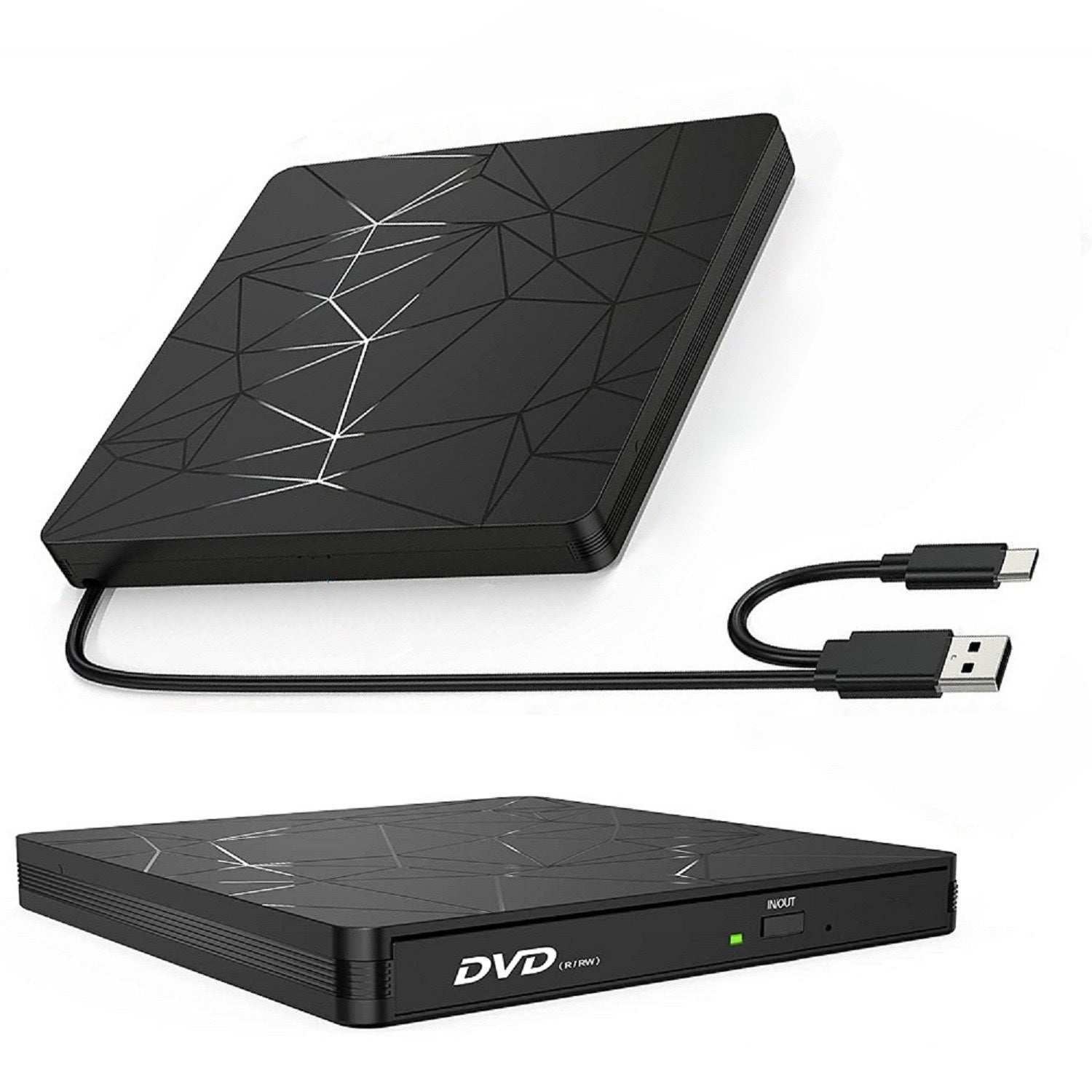 USB external optical drive, DVD/CD recorder, optical drive, portable reading and writing