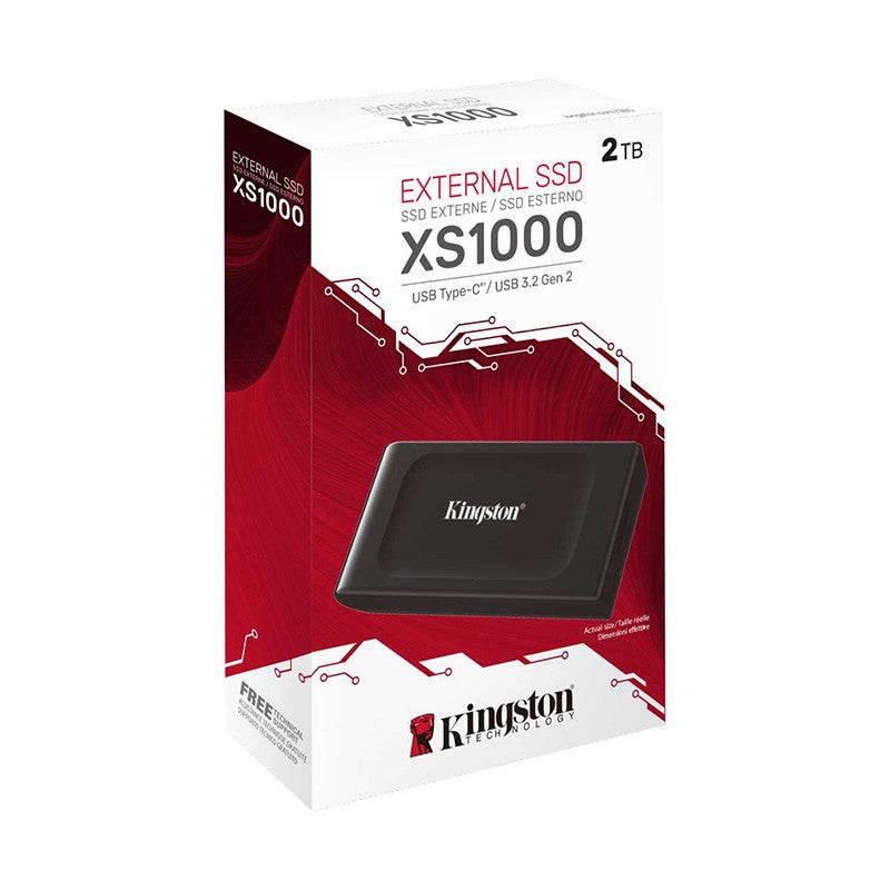 Kingston XS1000 2TB USB 3.2 Gen 2 External SSD