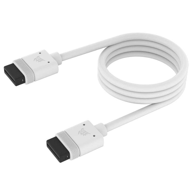 Corsair iCUE LINK White Cable with Straight Connectors - 600mm
