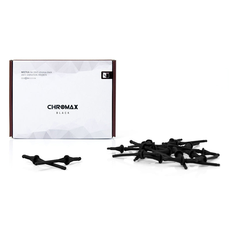 Noctua Anti Vibration Mounting Bolts 20 Pack - Chromax Black