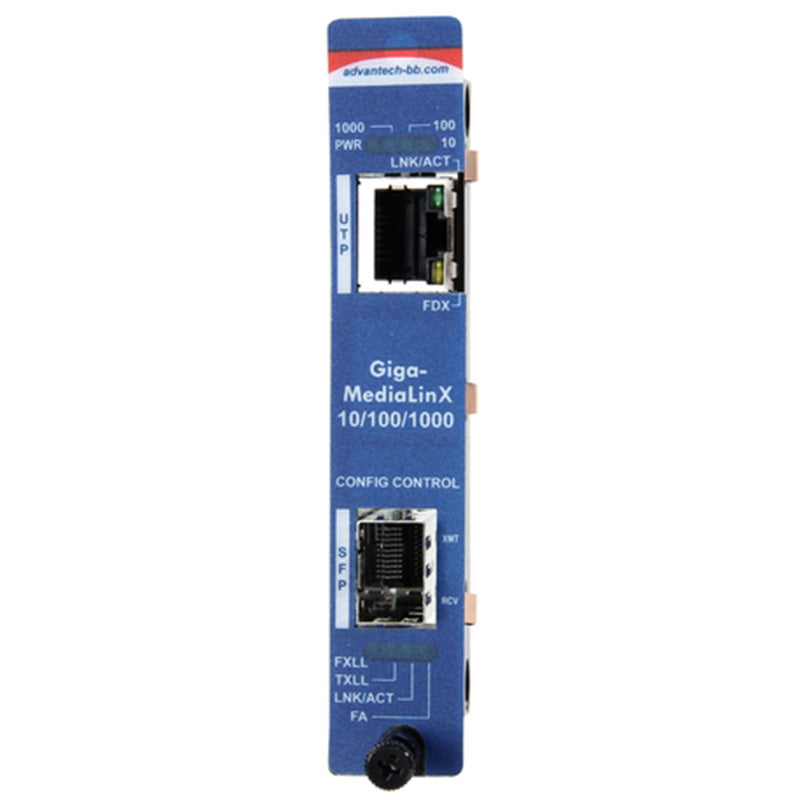 Advantech IMC-770-SFP 1000Mbps SFP Managed Modular Media Converter
