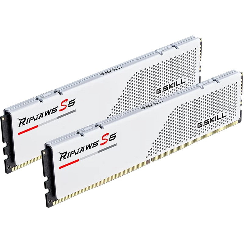 G.Skill 32GB F5-6000J3648D16GX2-RS5W Ripjaws S5 6000MT/s CL36 DDR5 RAM - White