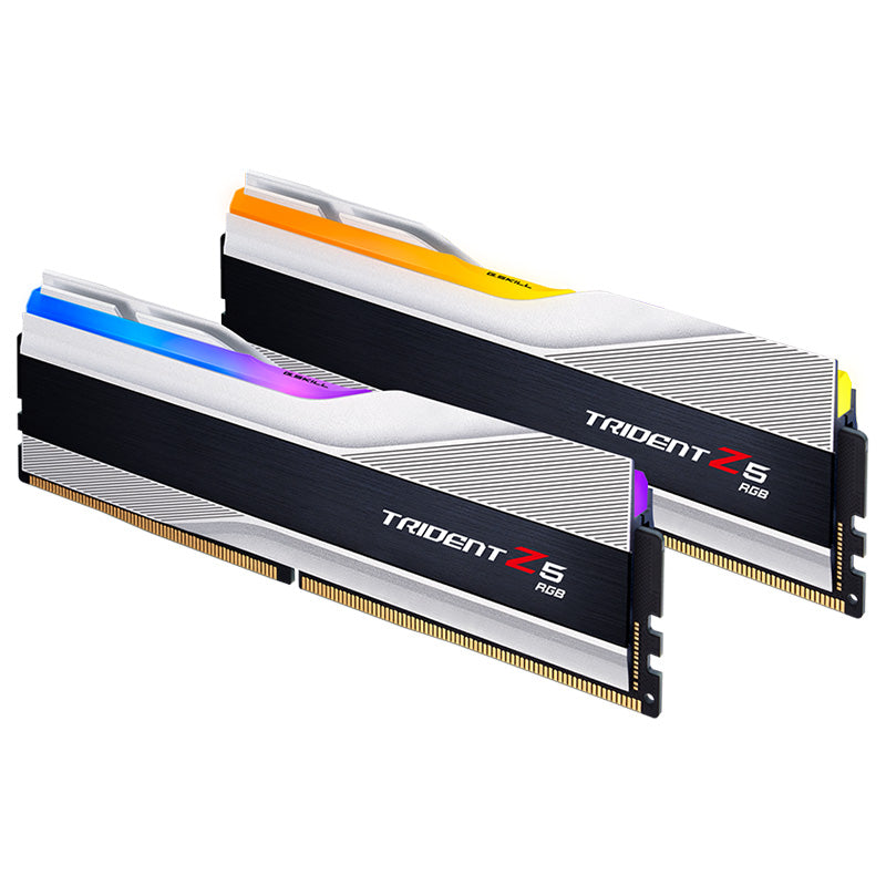 G.Skill 32GB F5-6000J3040F16GX2-TZ5RS Trident Z5 RGB 6000MHz CL30 DDR5 RAM - Silver