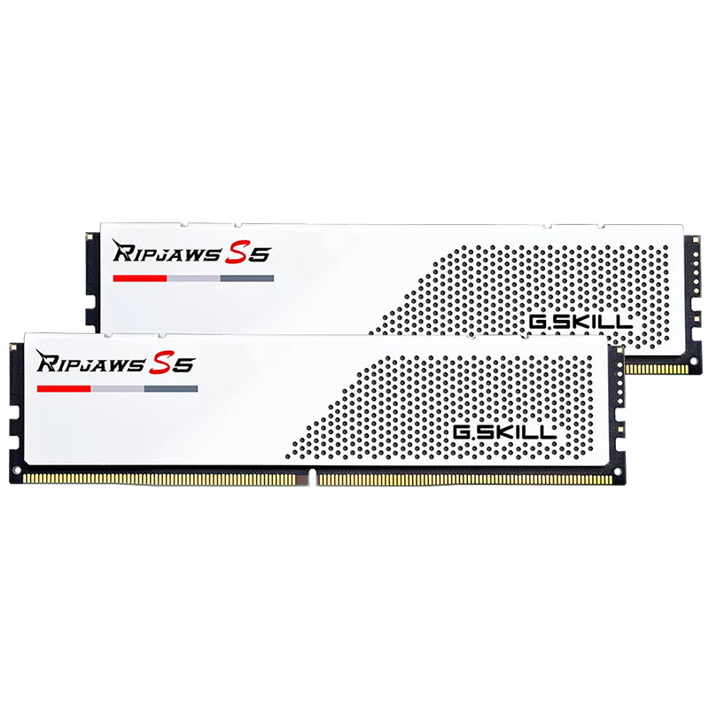 G.Skill 32GB F5-6000J3648D16GX2-RS5W Ripjaws S5 6000MT/s CL36 DDR5 RAM - White
