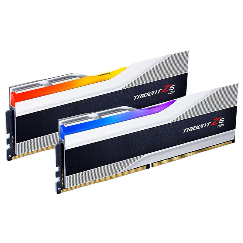 G.Skill 32GB F5-7600J3646G16GX2-TZ5RS Trident Z5 RGB 7600MHz CL36 DDR5 RAM - Silver