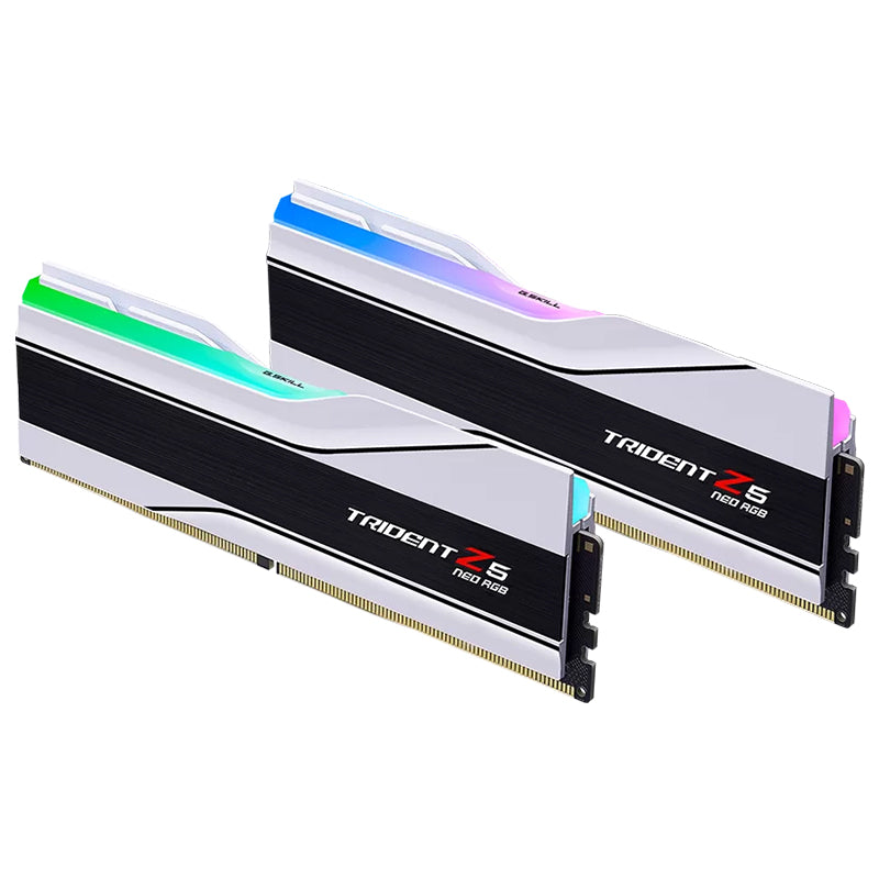 G.Skill 96GB F5-6000J2836F48GX2-TZ5NRW Trident Z5 Neo RGB 6000MHz CL28 DDR5 RAM - White