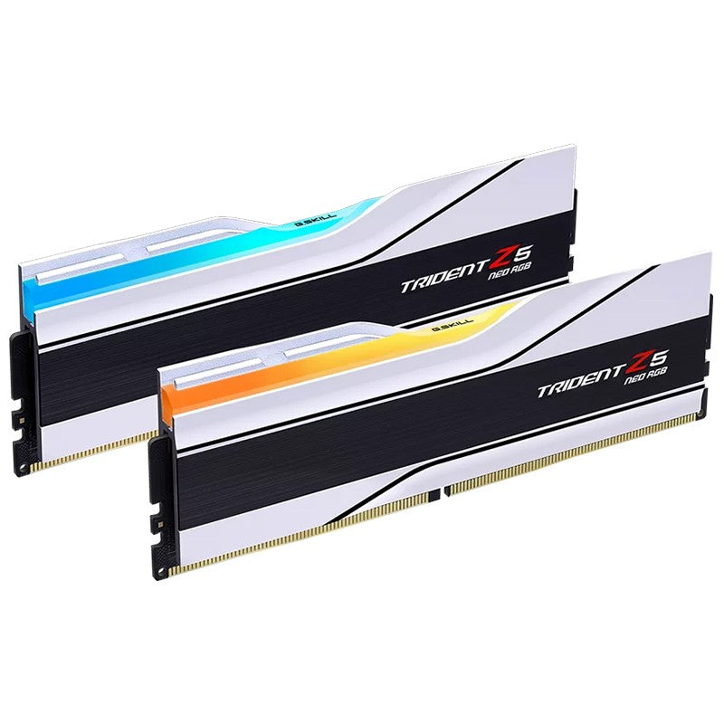 G.Skill 96GB F5-6000J2836F48GX2-TZ5NRW Trident Z5 Neo RGB 6000MHz CL28 DDR5 RAM - White