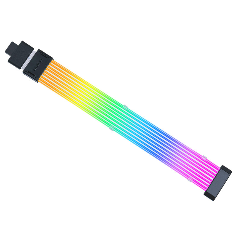 Lian Li Strimer Wireless 16-8 12V-2x6 ARGB GPU Adapter Cable - White