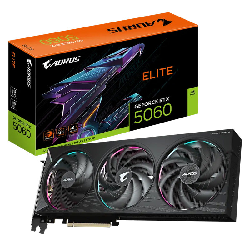 Gigabyte Aorus GeForce RTX 5060 Elite 8G Graphics Card