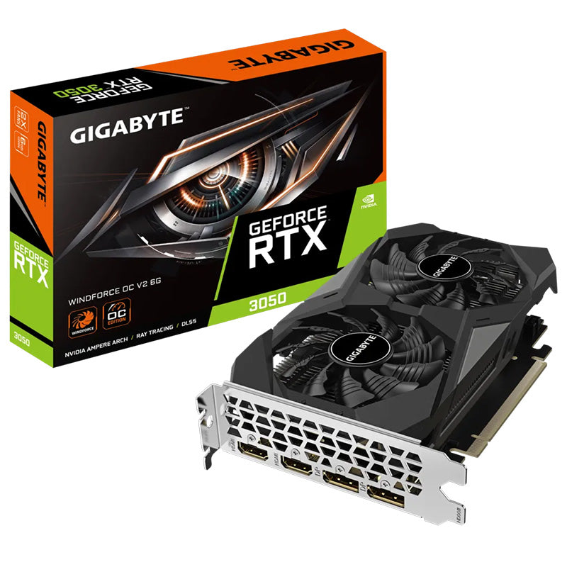 Gigabyte GeForce RTX 3050 WindForce OC V2 6G Graphics Card