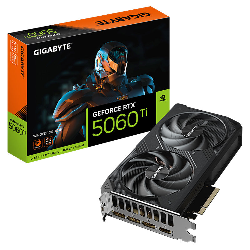 Gigabyte GeForce RTX 5060 Ti WindForce OC 8G Graphics Card