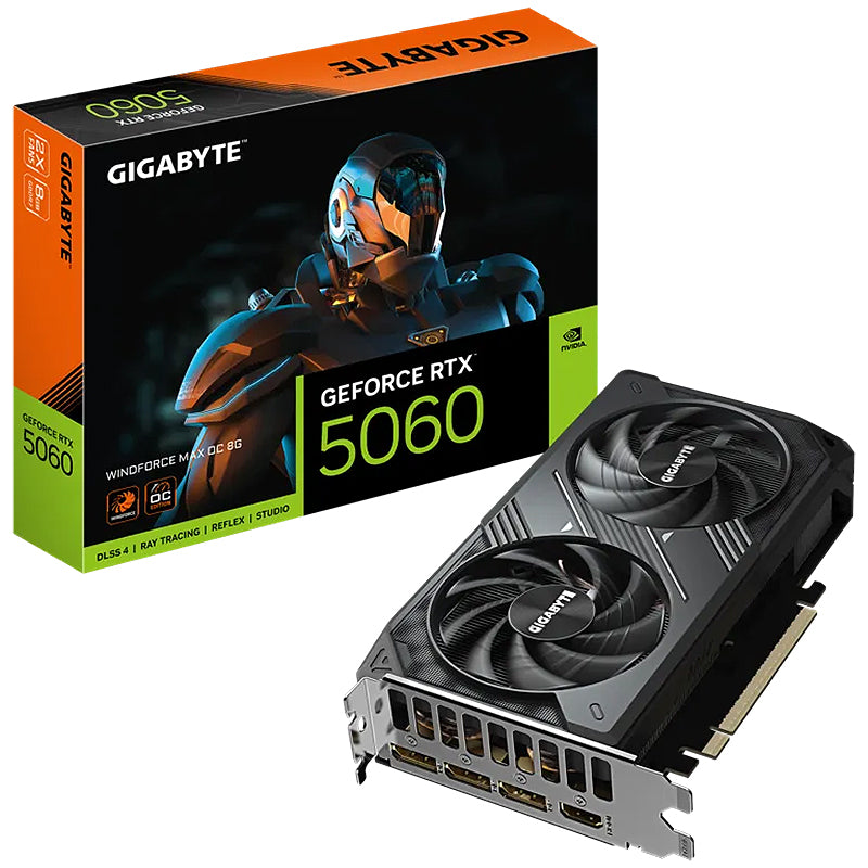 Gigabyte GeForce RTX 5060 WindForce Max OC 8G Graphics Card