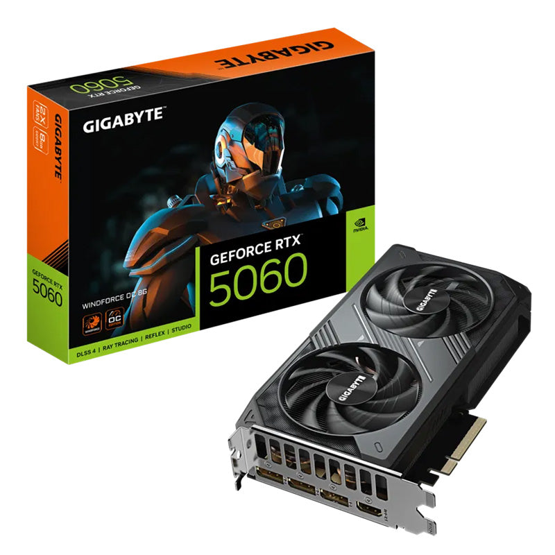 Gigabyte GeForce RTX 5060 WindForce OC 8G Graphics Card