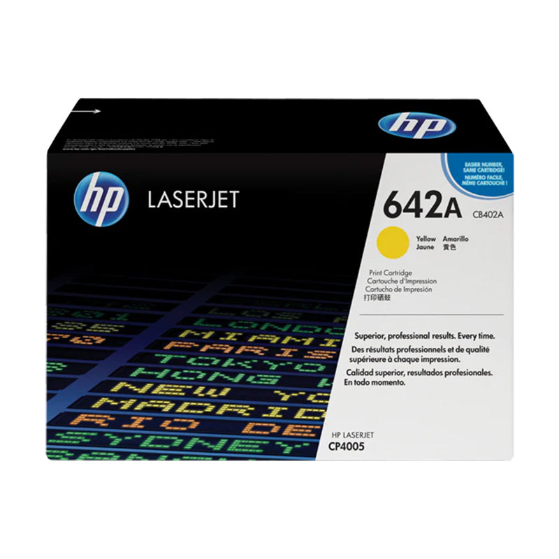 HP Original 642A Yellow Toner Cartridge