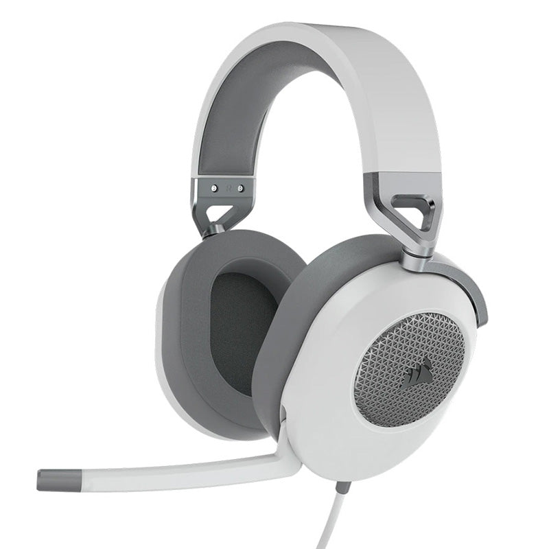 Corsair HS65 Surround Wired Gaming Headset - White