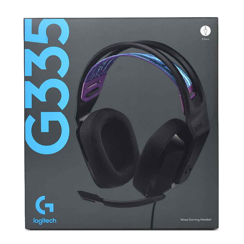 Logitech G335 Wired Gaming Headset Black
