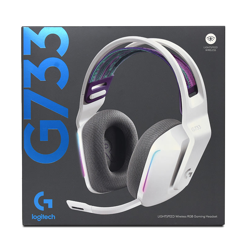 Logitech G733 LightSpeed Wireless RGB Gaming Headset - White