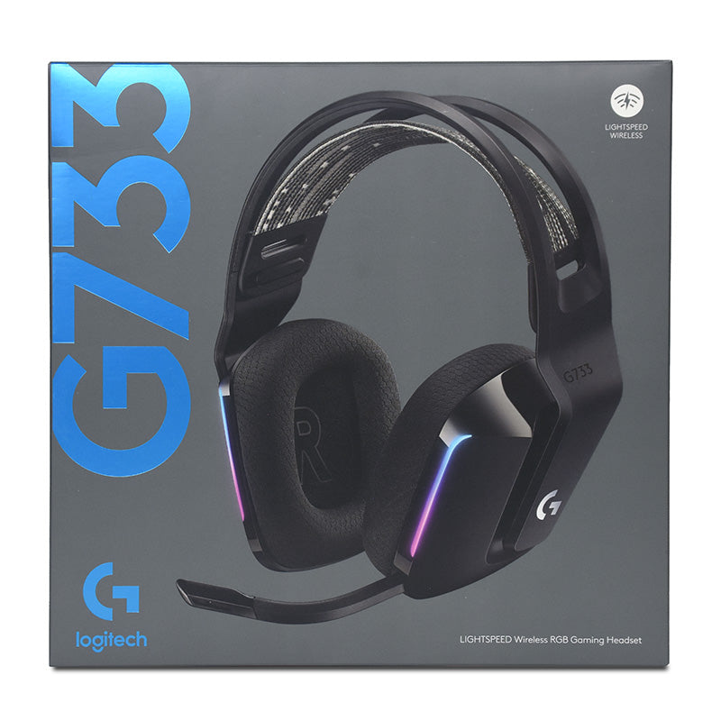 Logitech G733 Lightspeed Wireless RGB Gaming Headset - Black