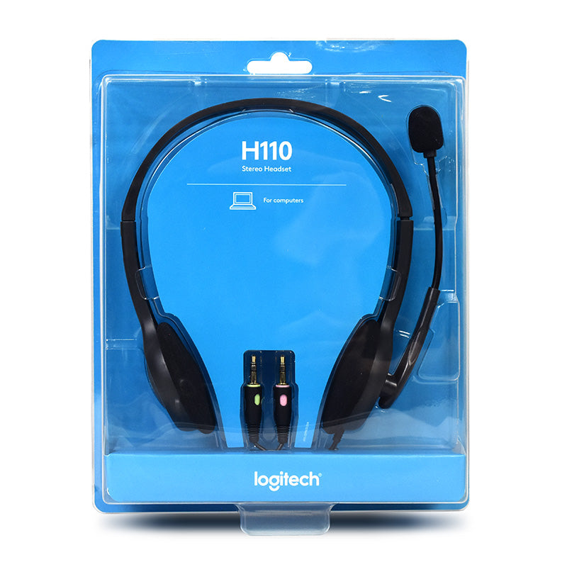 Logitech H110 On Ear Stereo Headset