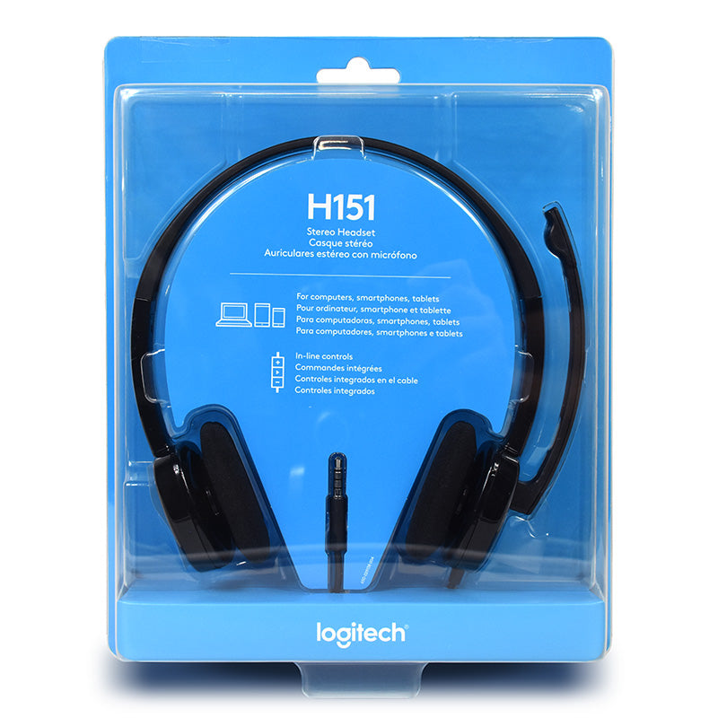 Logitech H151 Headset - Black