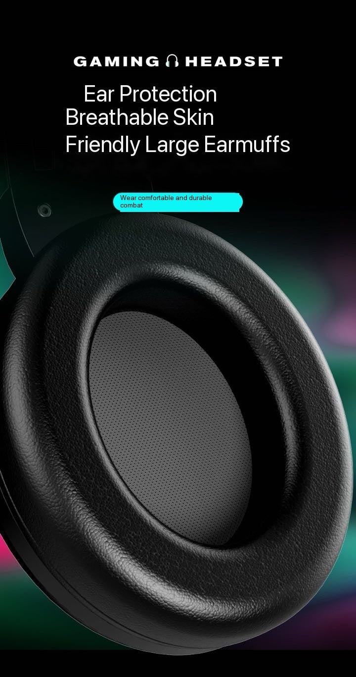 Youbai A22 Headworn Wired Gaming Earphones with Heavy Bass Illuminating Office Computer Earphones