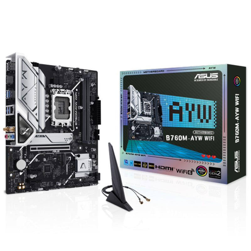 Asus B760M-AYW WIFI DDR5 LGA 1700 mATX Motherboard