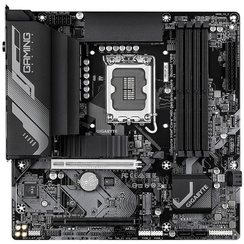 Gigabyte B760M GAMING X WIFI6E GEN5 LGA 1700 mATX Motherboard