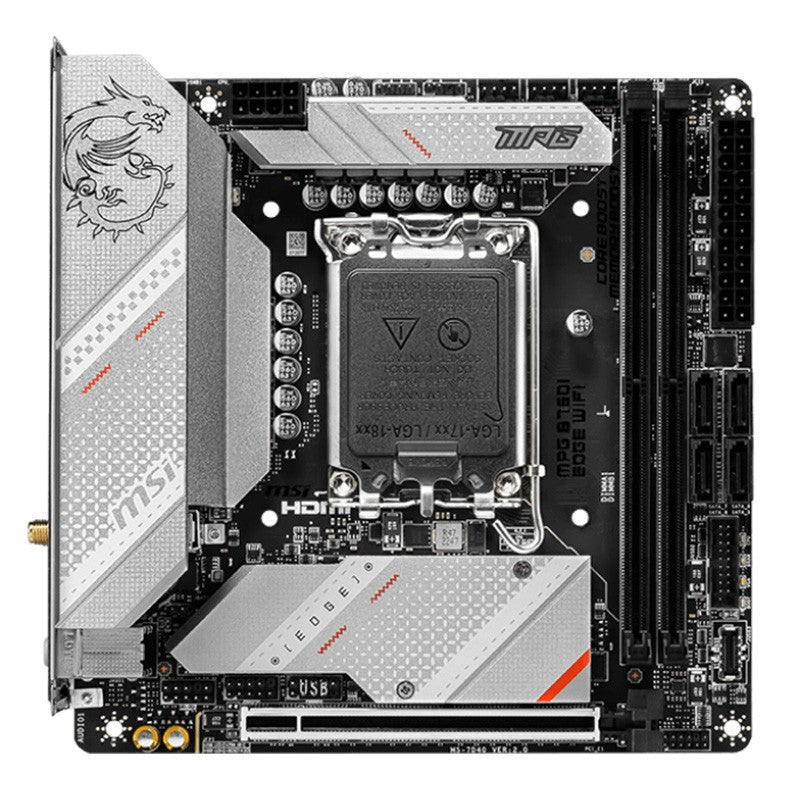 MSI MPG B760I Edge WIFI DDR5 LGA 1700 Mini-ITX Motherboard