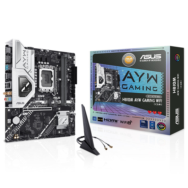 Asus H810M AYW Gaming WiFi-CSM LGA 1851 micro-ATX Mottherboard