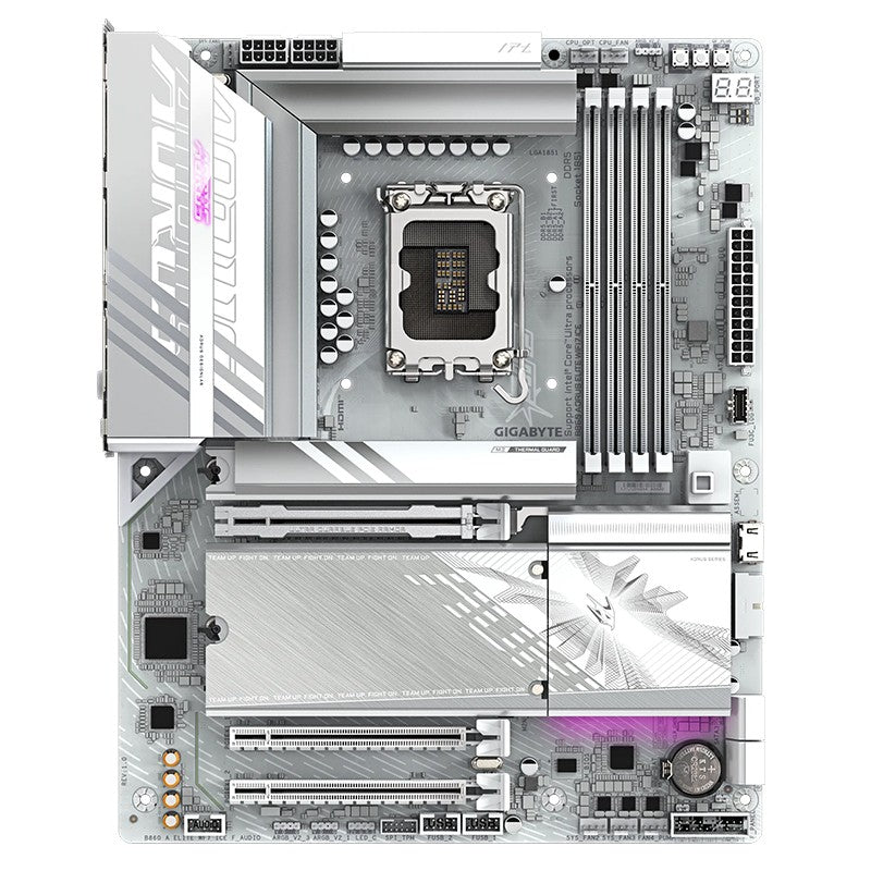 Gigabyte B860 Aorus Elite WiFi7 Ice LGA 1851 ATX Motherboard