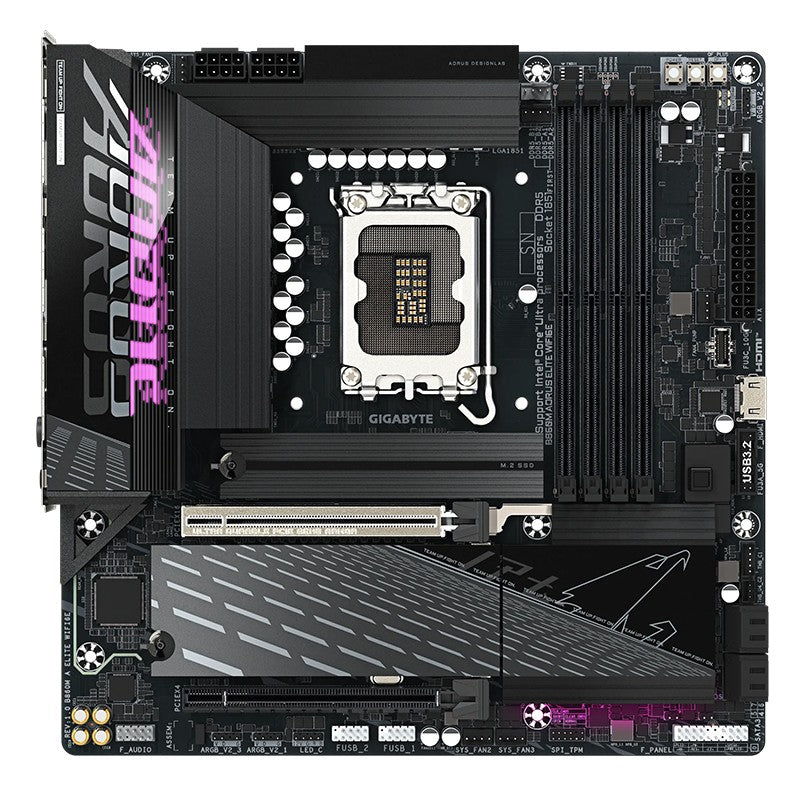 Gigabyte B860M Aorus Elite WiFi6E LGA 1851 micro-ATX Motherboard