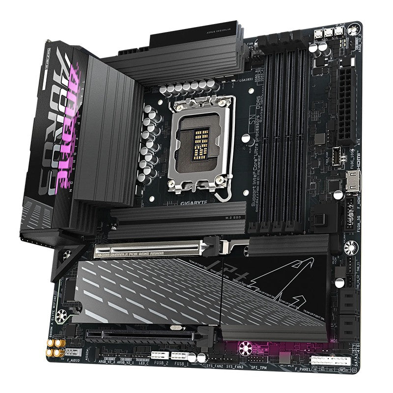 Gigabyte B860M Aorus Elite WiFi6E LGA 1851 micro-ATX Motherboard