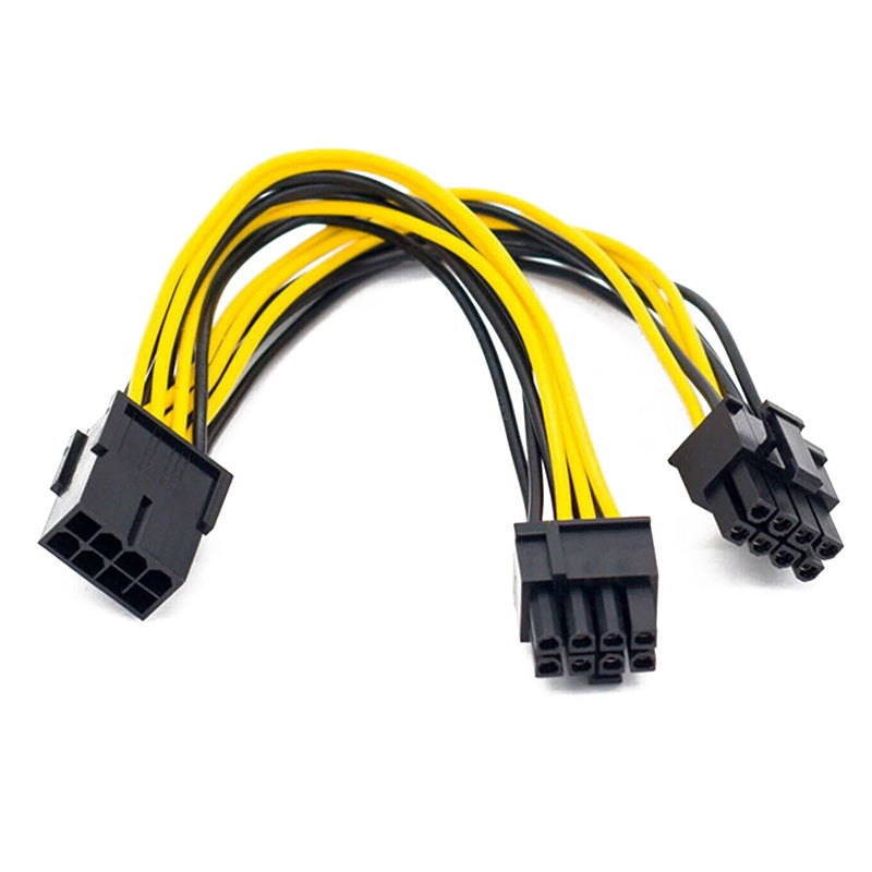 Generic PCIE 8pin to 2x6+2pin Adapter