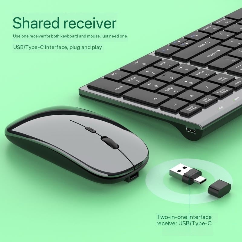 Charging Wireless Bluetooth Keyboard Office Dual Mode Keyboard Mouse Set