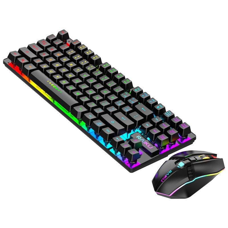 R905 Wireless Keyboard Mouse Combination Game Glowing Keyboard Set