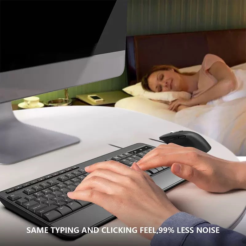 Wired office keyboard ergonomic game mouse keyboard set