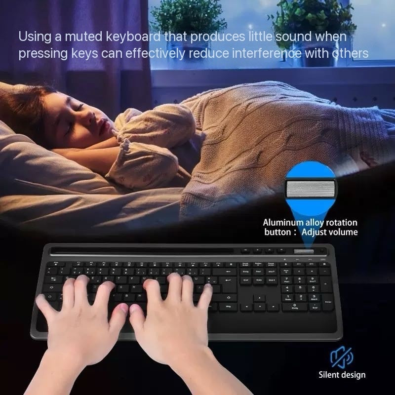 Wireless keyboard mouse set Business office game keyboard set