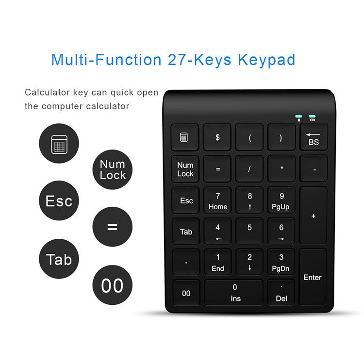 2.4G digital keypad Laptop desktop wireless digital keypad
