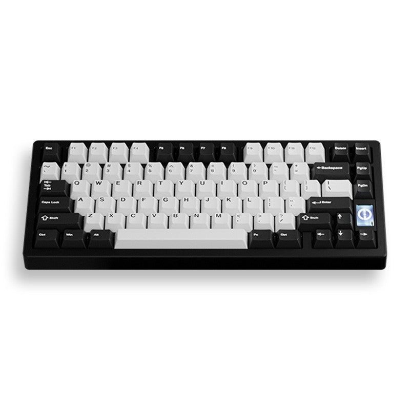 Chilkey ND75 Tri-Mode Mechanical Keyboard Blue Lotus Switch - Jet Black