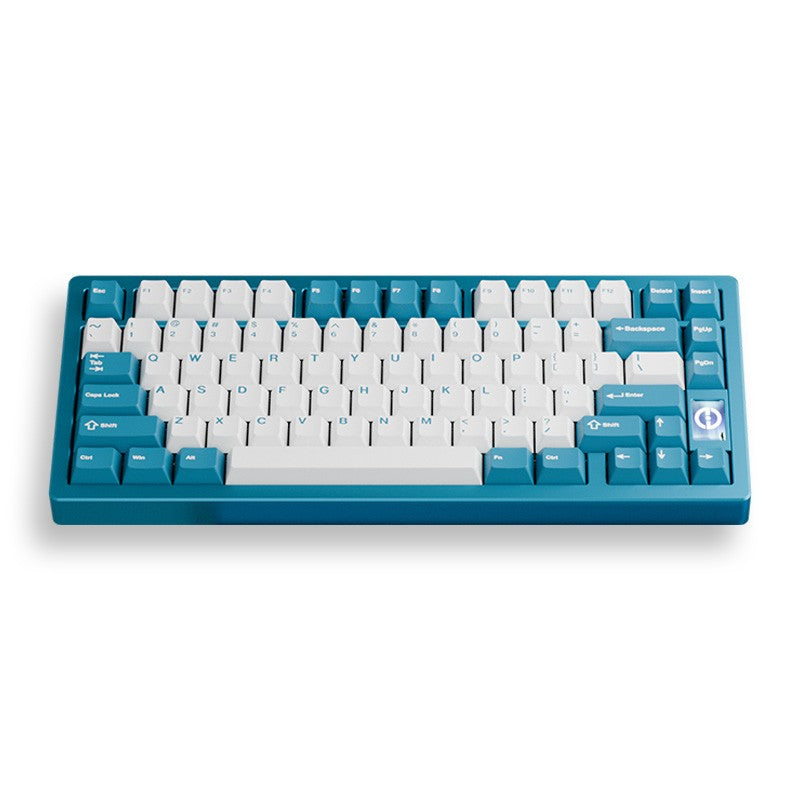 Chilkey ND75 Tri-Mode Mechanical Keyboard Blue Lotus Switch - Mountain Blue