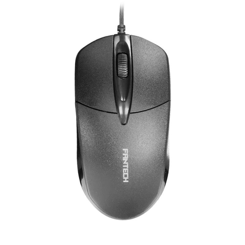 Fantech KM-100 Office Wired Computer Keyboard and Mouse Combo - Black